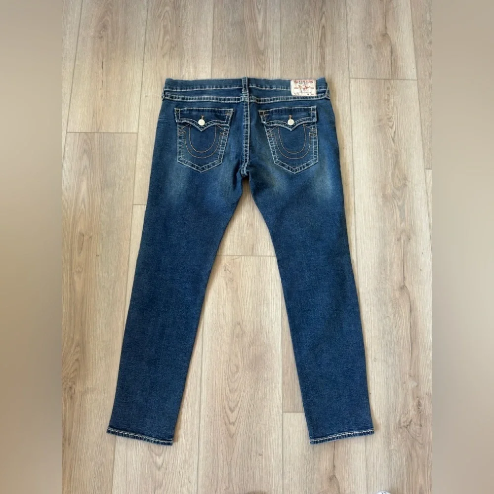 True Religion Blue Skinny Jeans with Classic Style 👖